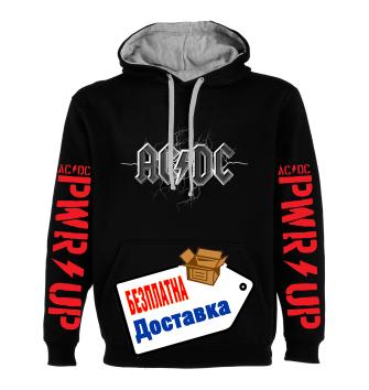 AC DC, Power up, мъжки суитшърт без цип, худи, Премиум качество